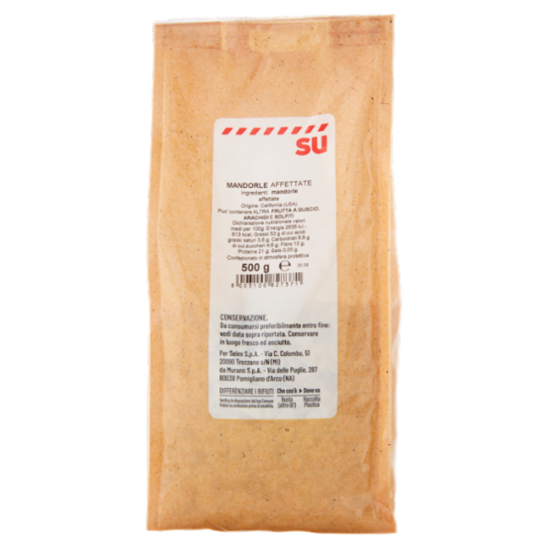 Sù Frutta Secca Mandorle Affettate 500 g