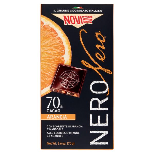 Novi NeroNero 70% Cacao Arancia 75 g