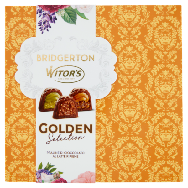 Witor's Bridgerton Golden Selection Praline di Cioccolato al Latte Ripiene 200 g