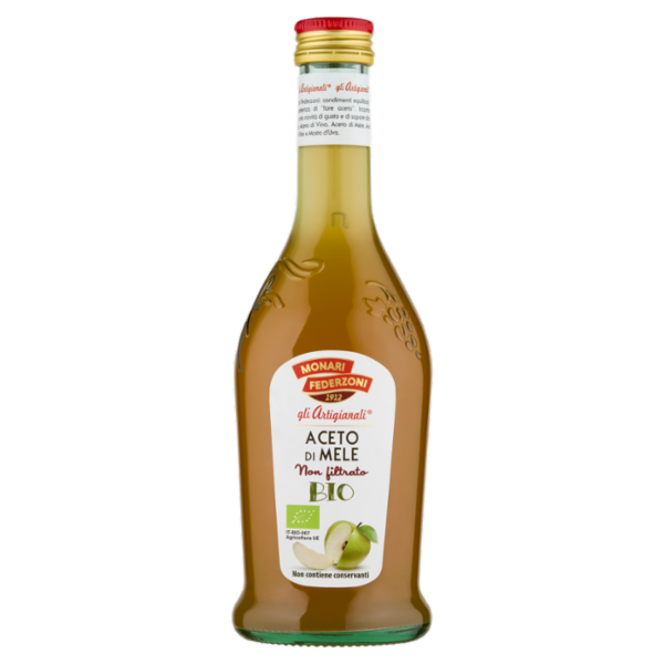 Monari Federzoni gli Artigianali Aceto di Mele Non Filtrato Bio 500 ml