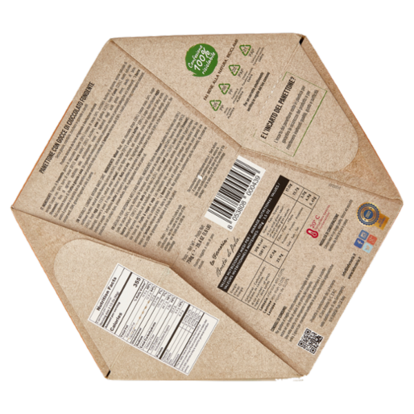 la Forneria Bontà di Pula Panettone Cioccolato Fondente Senza lattosio 750 g