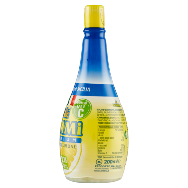Limmi Premium succo di Limone 200 ml