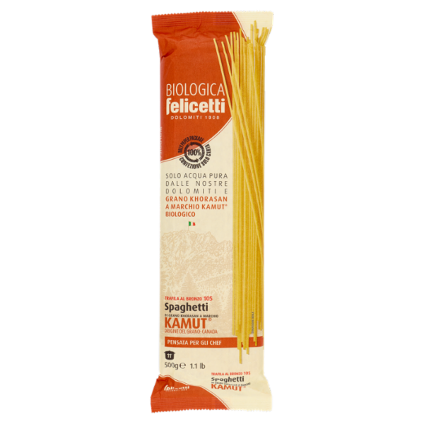 Felicetti Biologica Spaghetti di Grano Khorasan a Marchio Kamut 500 g