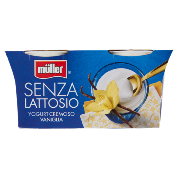müller Senza Lattosio Yogurt Cremoso Vaniglia 2 x 125 g