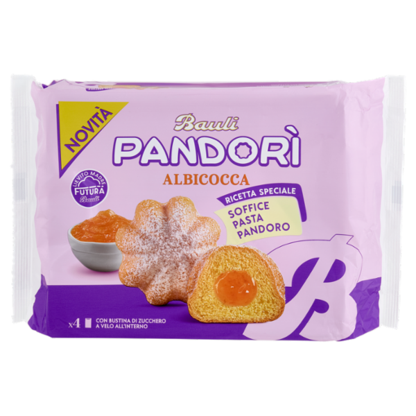 Bauli Pandorì Albicocca 4 x 42 g