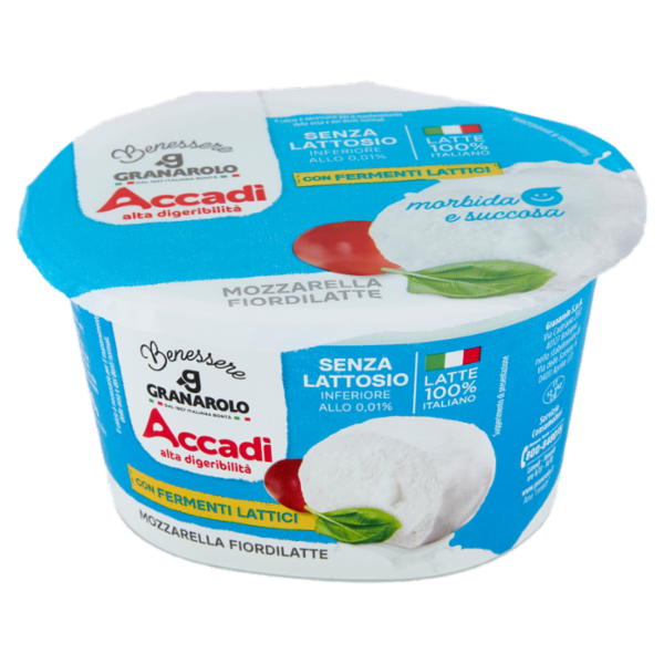 Accadì Benessere Mozzarella Fiordilatte Senza Lattosio 100 g