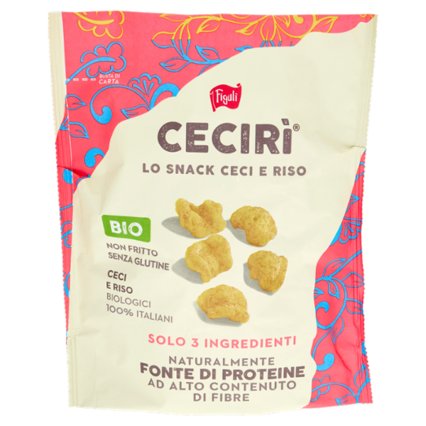 Figulì Cecirì lo Snack Ceci e Riso Bio 70 g