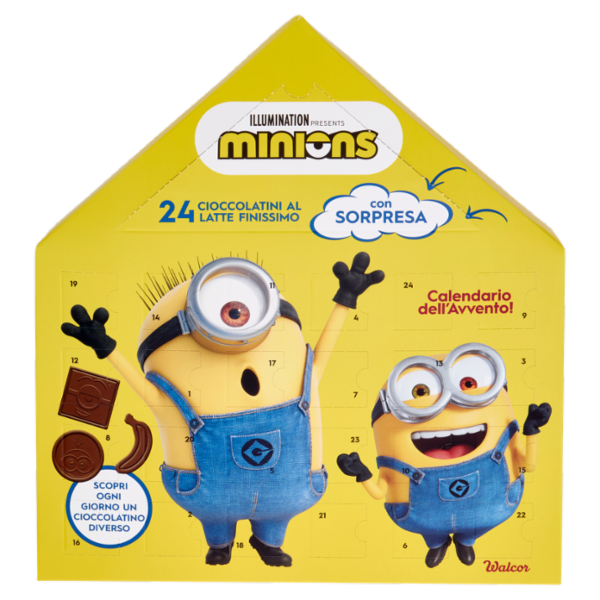 Walcor Calendario dell'Avvento minions 150 g