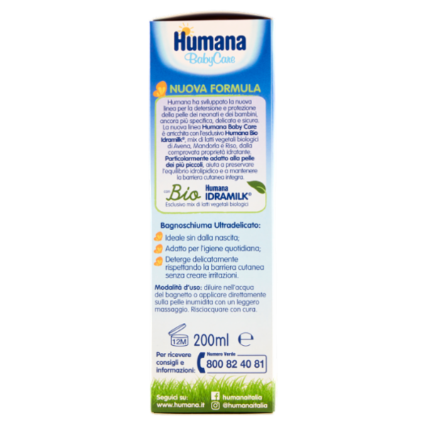 Humana BabyCare Bagnoschiuma Ultradelicato 200 ml