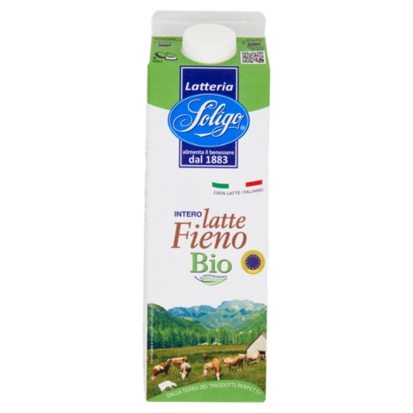 Latteria Soligo latte Fieno STG Bio Intero 1000 ml
