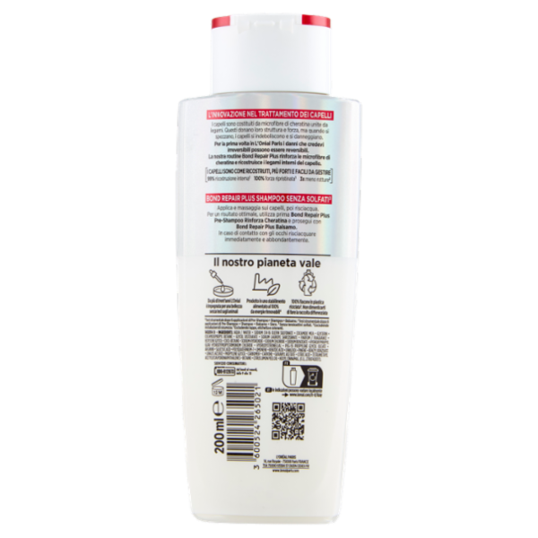 Elvive Bond Repair Plus Shampoo Senza Solfati 200 ml