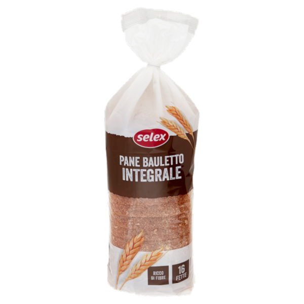 Selex Pane Morbido Integrale a Fette 400 g