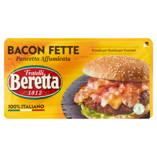 Fratelli Beretta Bacon Fette Pancetta Affumicata 100 g
