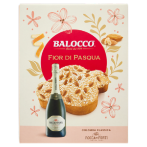 Balocco Fior Di Pasqua Colomba Classica 700 g + Rocca Dei Forti Vino Spumante Dolce 75 Cl