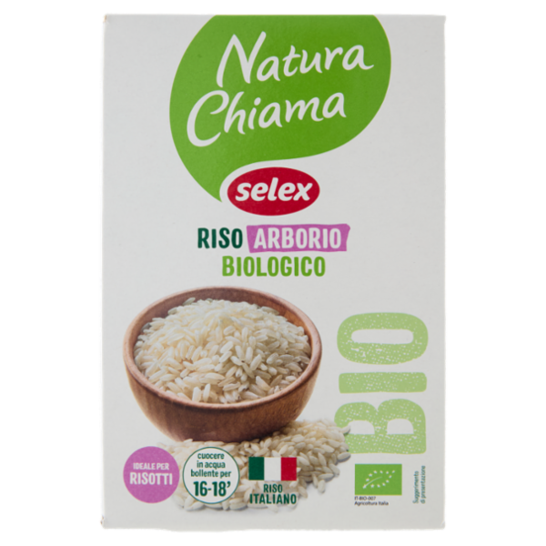 Selex Natura Chiama Riso Arborio Biologico 500 g