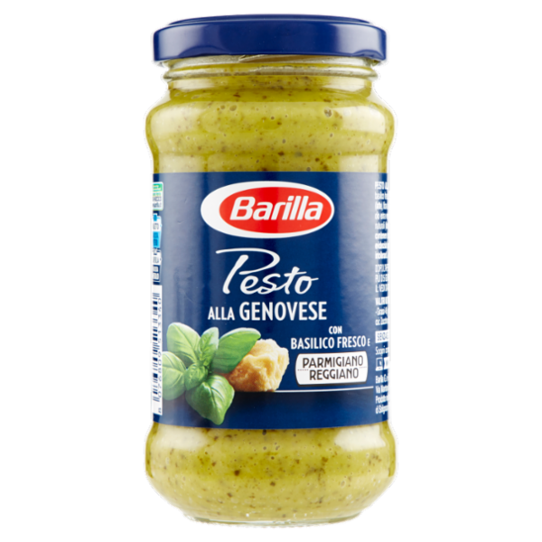 Barilla Pesto alla Genovese Basilico Fresco Italiano Condimento e Sugo per Pasta 190 g