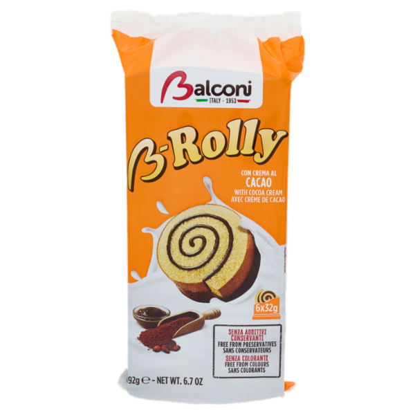 Balconi B-Rolly con Crema al Cacao 6 x 32 g