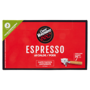 Caffè Vergnano 1882 Espresso Cialda Compostabile 18 x 6,94 g