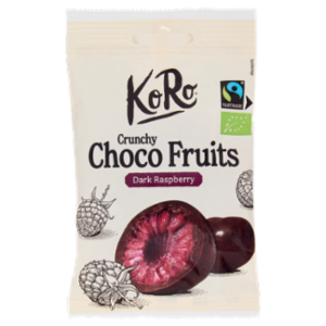 KoRo Crunchy Choco Fruits Dark Raspberry 50 g