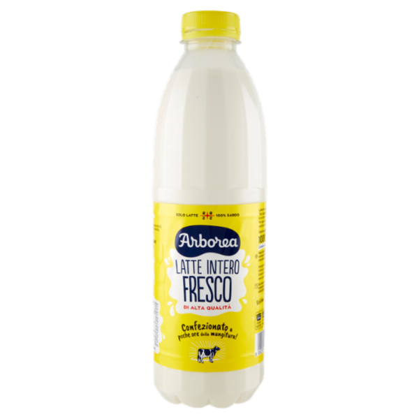 Arborea Latte Intero Fresco di Alta Qualità 1000 ml