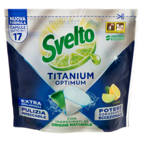 Svelto Titanium Optimum Limone Capsule 255 g