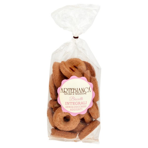 Artebianca Biscotti Integrali Senza Zuccheri Aggiunti 300 g