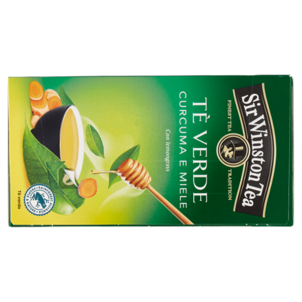 Sir Winston Tea Tè Verde Curcuma e Miele 20 x 1,75 g