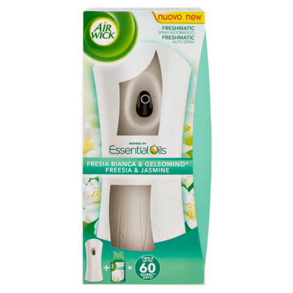 Air Wick Freshmatic Fresia Bianca e Gelsomino Spray Automatico per Ambienti 250 ml