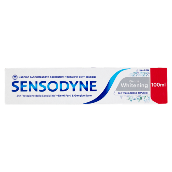 Sensodyne Dentifricio Gentle Whitening per Denti Sensibili, Effetto Sbiancante 100 ml
