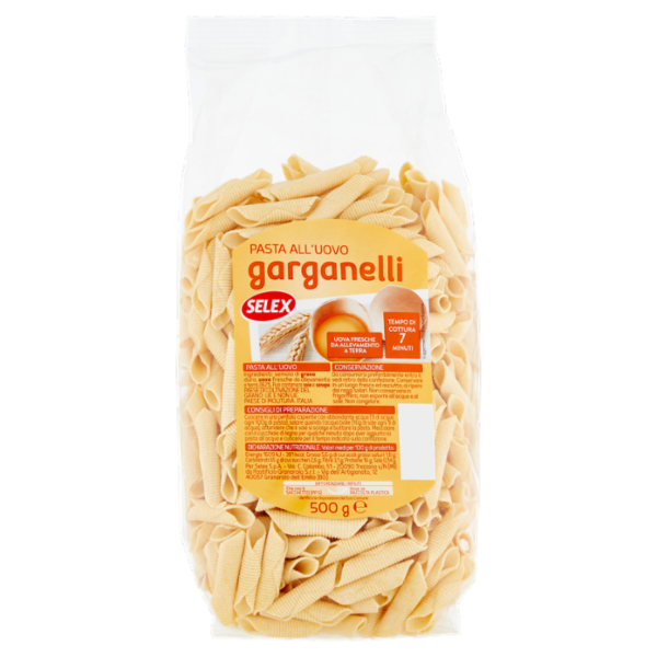 Selex Pasta all'Uovo Garganelli 500 g