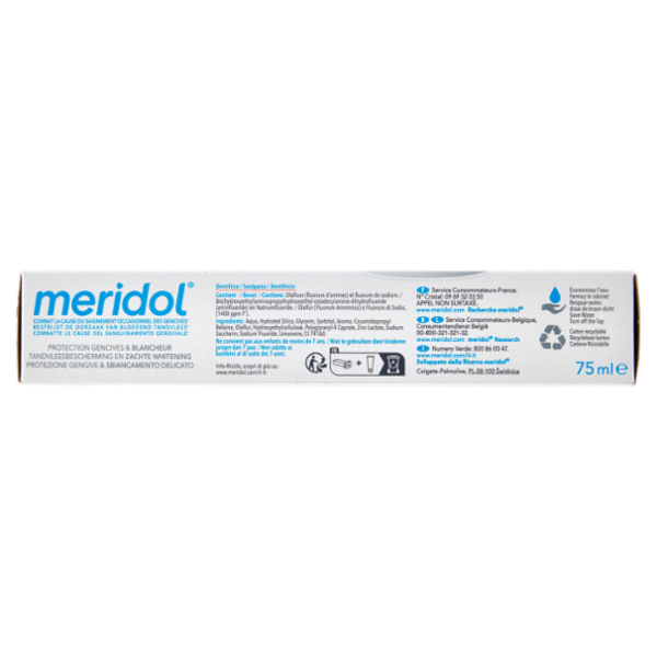 meridol dentifricio Protezione Gengive e Sbiancamento Delicato 75 ml