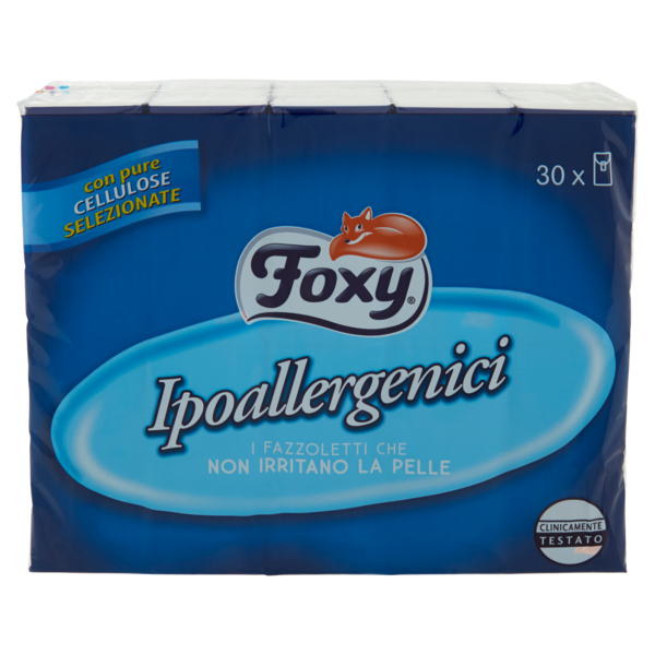 Foxy Ipoallergenici Fazzoletti 30 pz