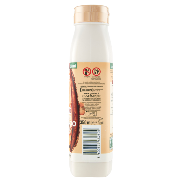 Garnier Fructis Balsamo Hairfood Burro di Cacao, per capelli secchi e ricci 350 ml