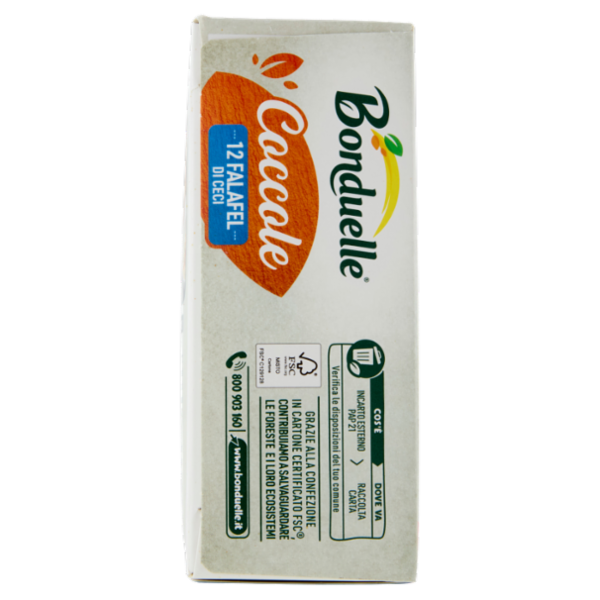 Bonduelle Coccole 12 Falafel di Ceci Surgelato 180 g