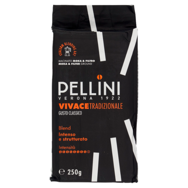 Pellini Vivace Tradizionale Gusto Classico Macinato Moka & Filtro 250 g