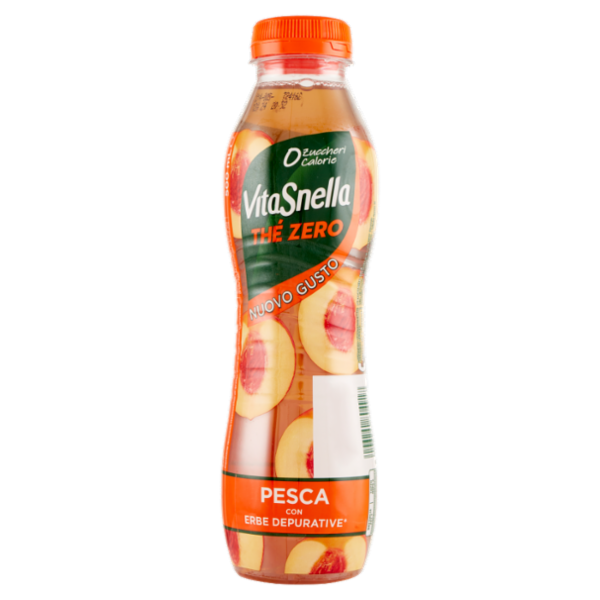 Vitasnella Thé Zero Pesca con Erbe Depurative* 500 mL
