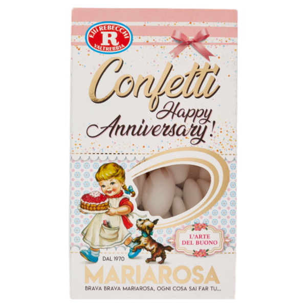 Mariarosa Confetti Happy Anniversary! bianchi al cioccolato 300 g