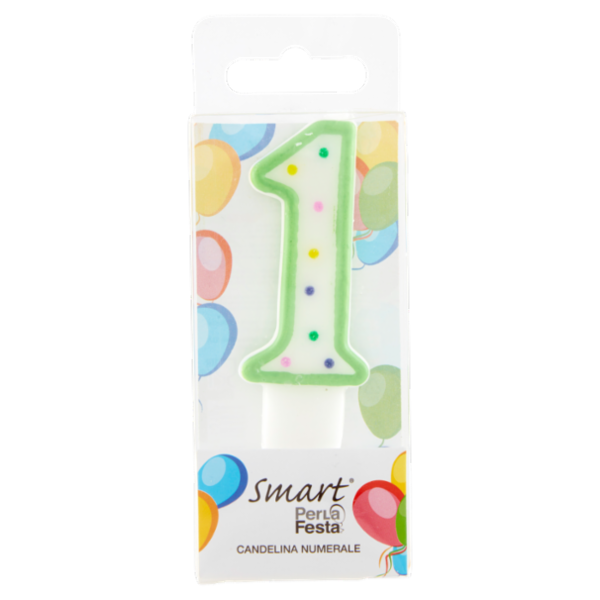 Smart PerLa Festa Candelina Numerale 1 1 pz