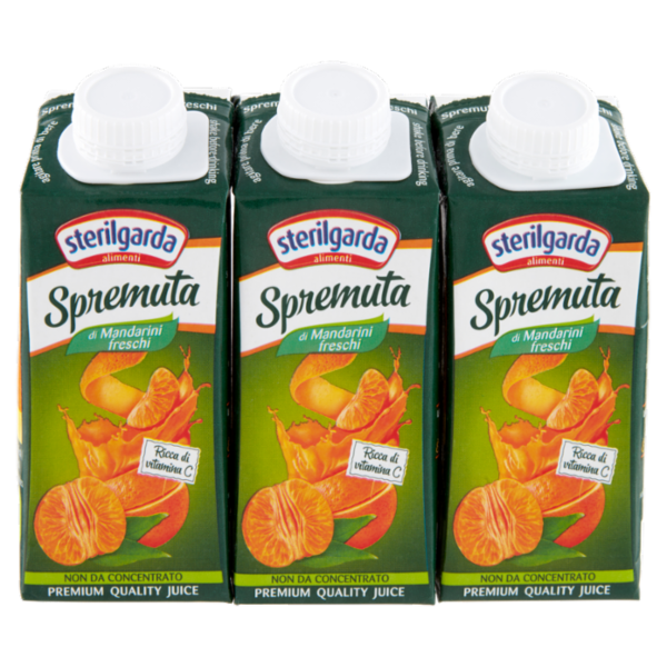 sterilgarda Spremuta di Mandarini freschi 3 x 200 ml