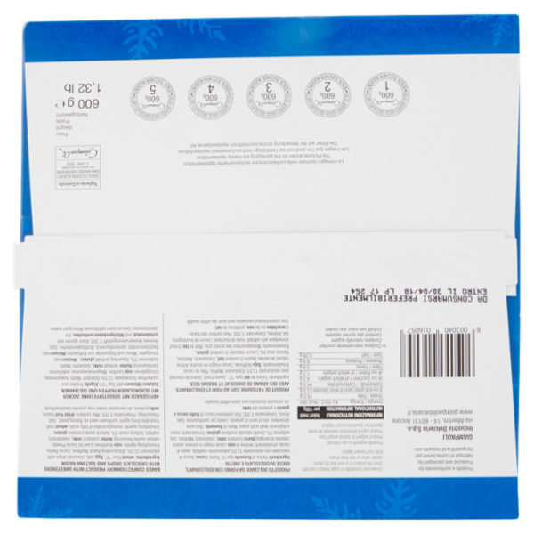 Giampaoli Senza Zuccheri Aggiunti Dolce Lievitato Naturalmente con Gocce di Cioccolato Fondente 600g