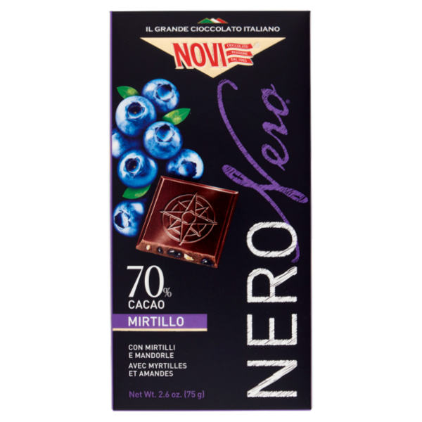 Novi NeroNero 70% Cacao Mirtillo 75 g