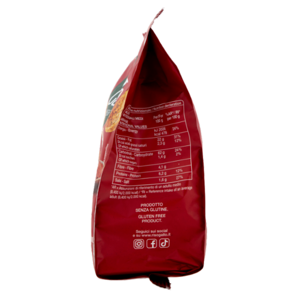 Riso Gallo's Chips di Riso con Riso Rosso Gusto Paprika 40 g