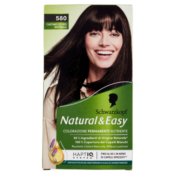 Schwarzkopf Natural&Easy 580 Castano Scuro Naturale