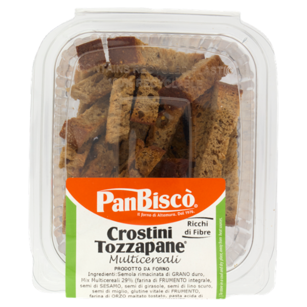 PanBiscò Crostini Tozzapane Multicereali 80 g