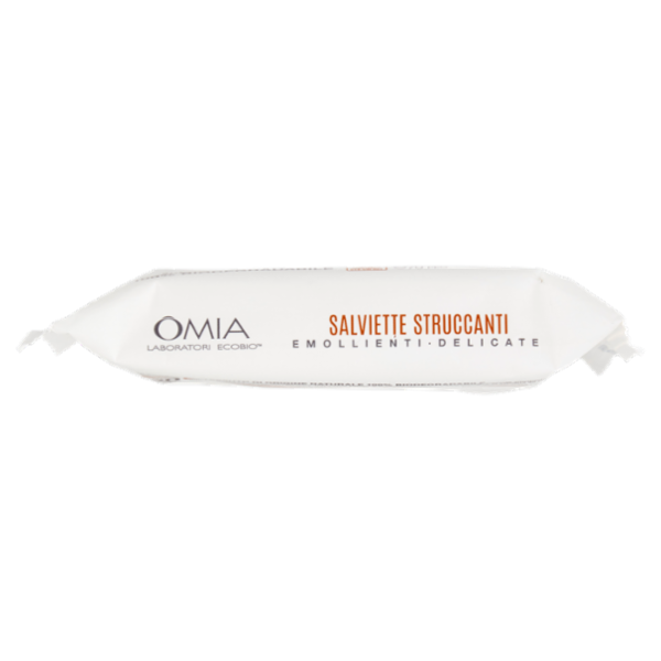 Omia Laboratori Ecobio Salviette Struccanti Emollienti - Delicate argan del Marocco 20 pz