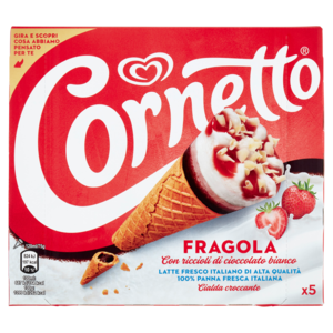 Cornetto Fragola 5 x 75 g