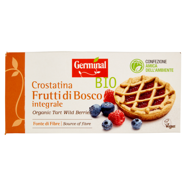 Germinal Bio Crostatina Frutti di Bosco integrale 4 x 50 g