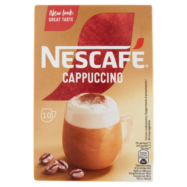 NESCAFÉ Cappuccino Solubile, 10 Bustine 140g
