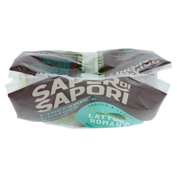 Selex Saper di Sapori Lattuga Romana Lavata e Pronta per il Consumo 100 g