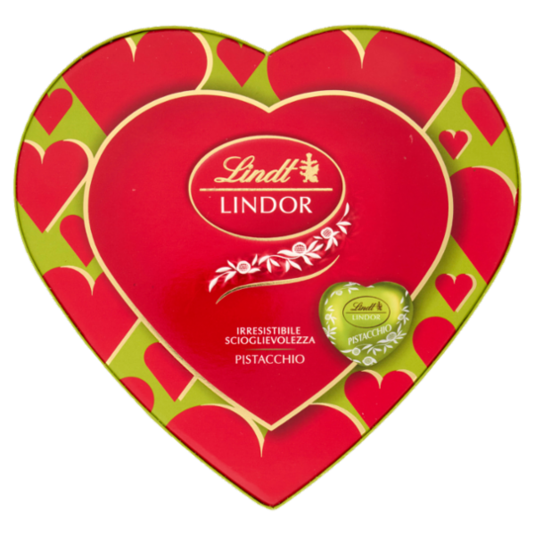 Lindt Lindor scatola cuore pistacchio 82 g